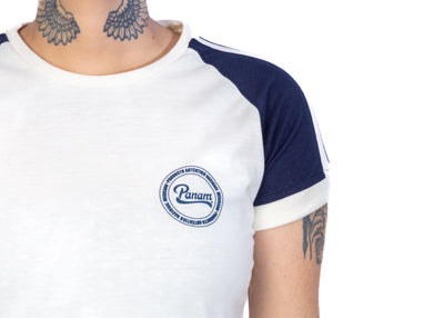 PANAM Playera Latte Marino Mujer