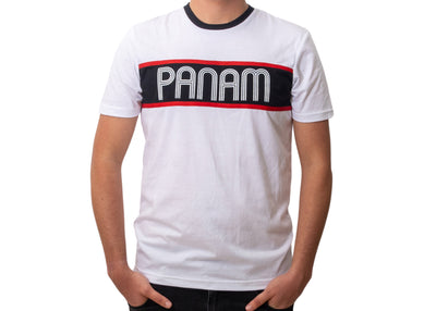 PANAM Playera Blanco Negro Hombre