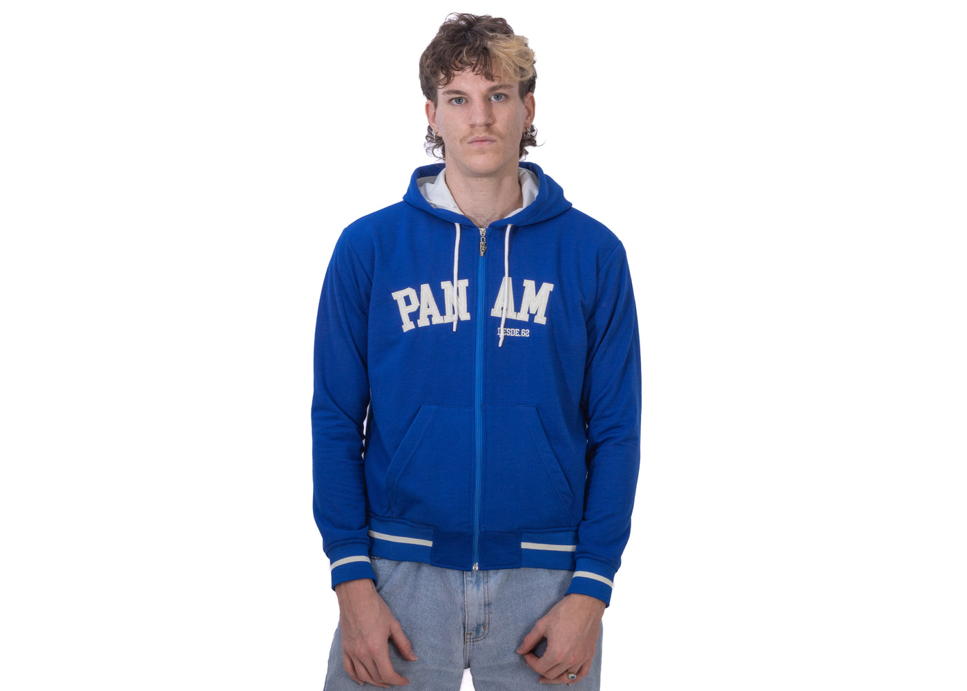 PANAM Sudadera Azul Rey Hombre