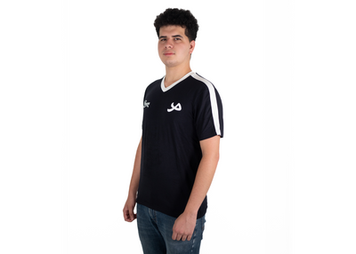PANAM Playera Hombre Negro Blanco