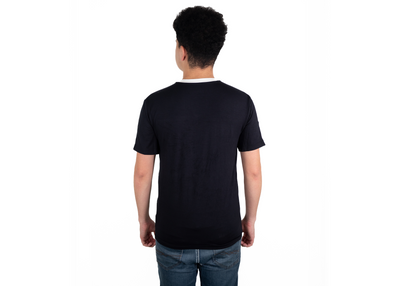 PANAM Playera Hombre Negro Blanco
