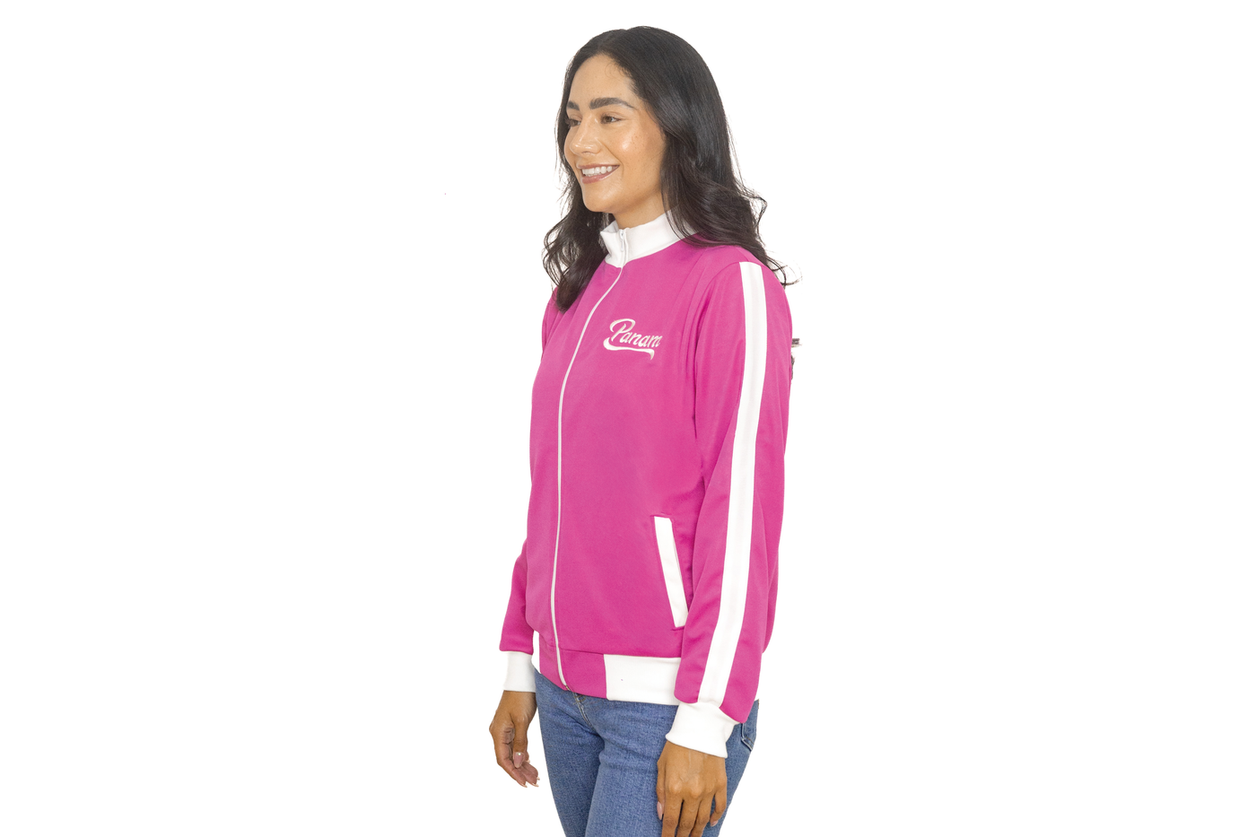PANAM Chamarra Retro Rosa Mujer