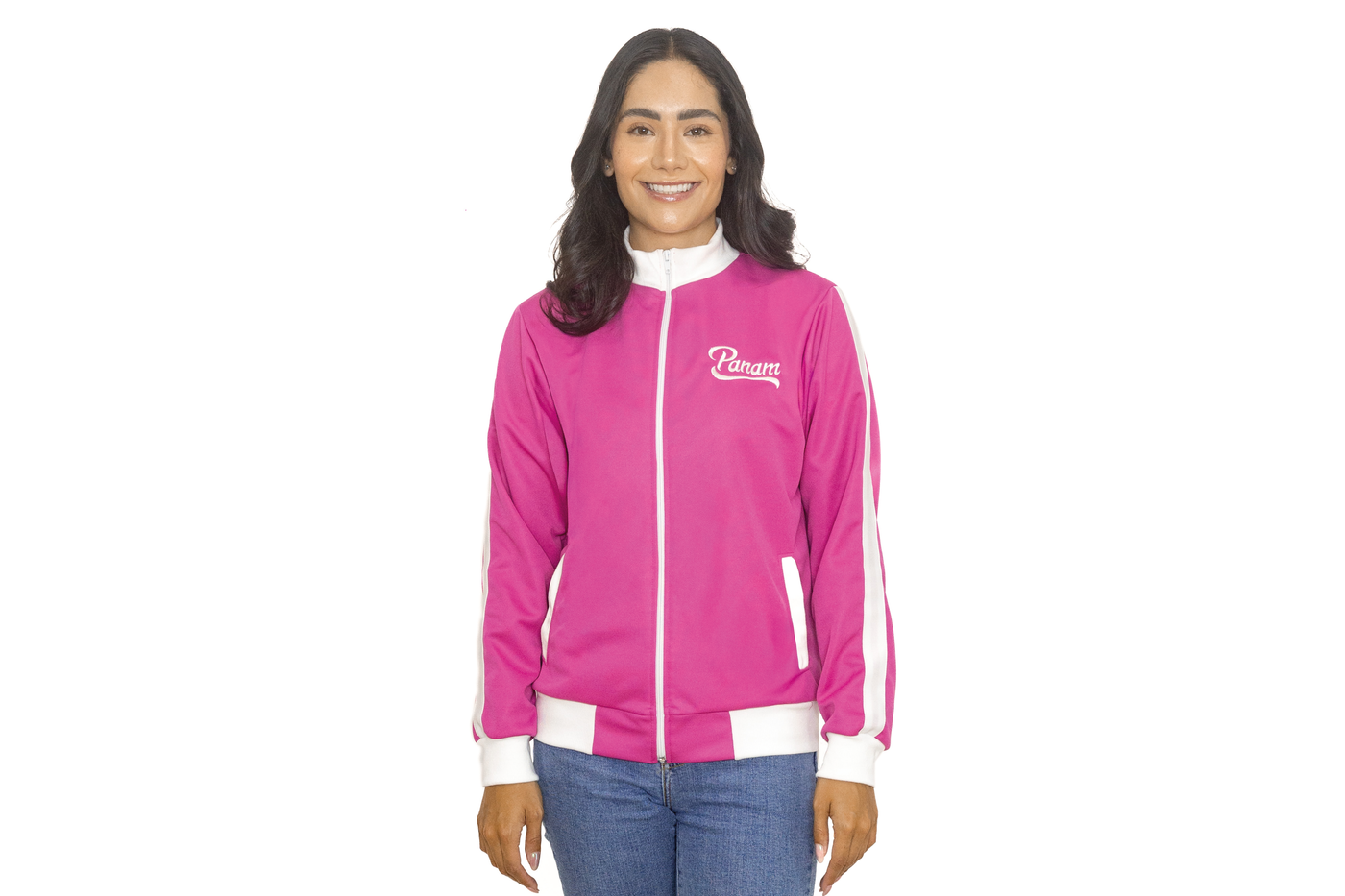 PANAM Chamarra Retro Rosa Mujer