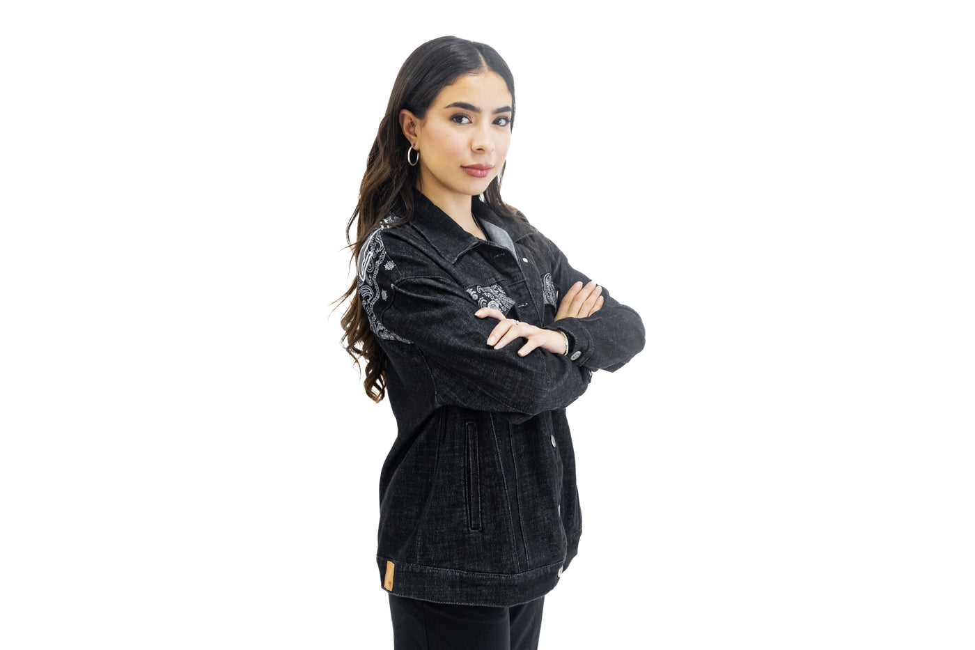 PANAM Chamarra Mezclilla Chicano Mujer