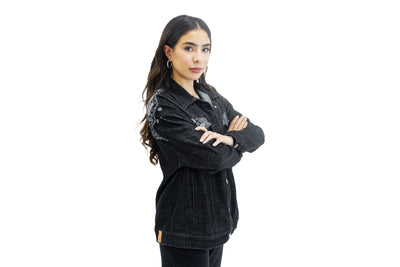 PANAM Chamarra Mezclilla Chicano Mujer