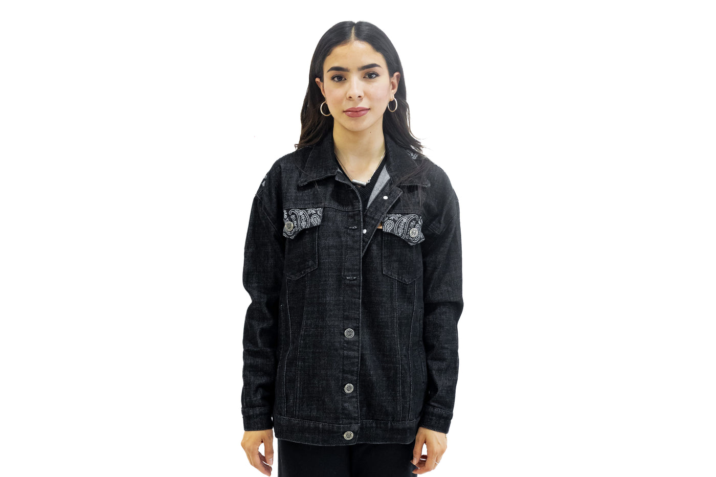 PANAM Chamarra Mezclilla Chicano Mujer