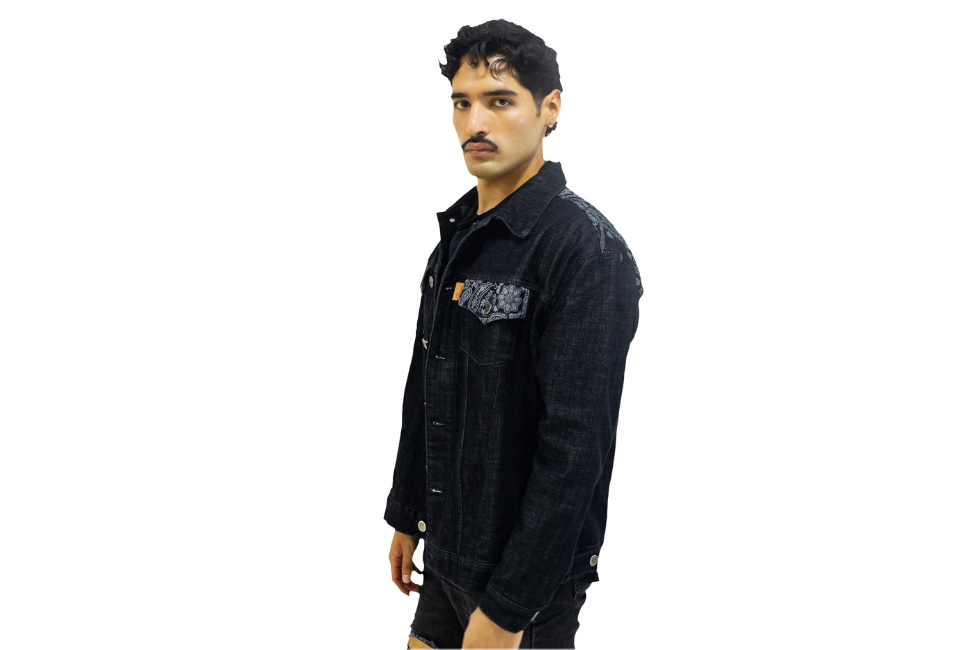 PANAM Chamarra Mezclilla Chicano Hombre