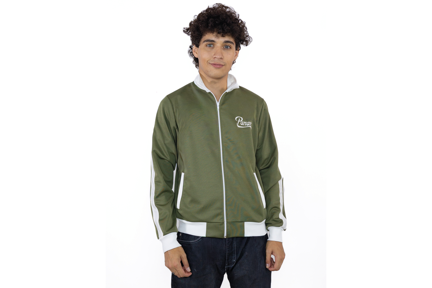 PANAM Chamarra Retro Olivo Hombre