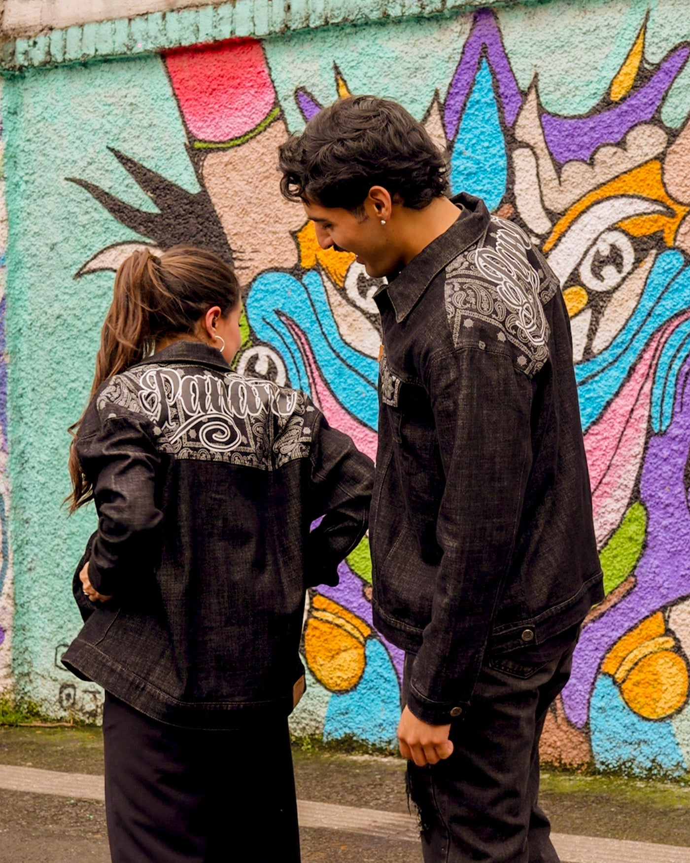 PANAM Chamarra Mezclilla Chicano Hombre