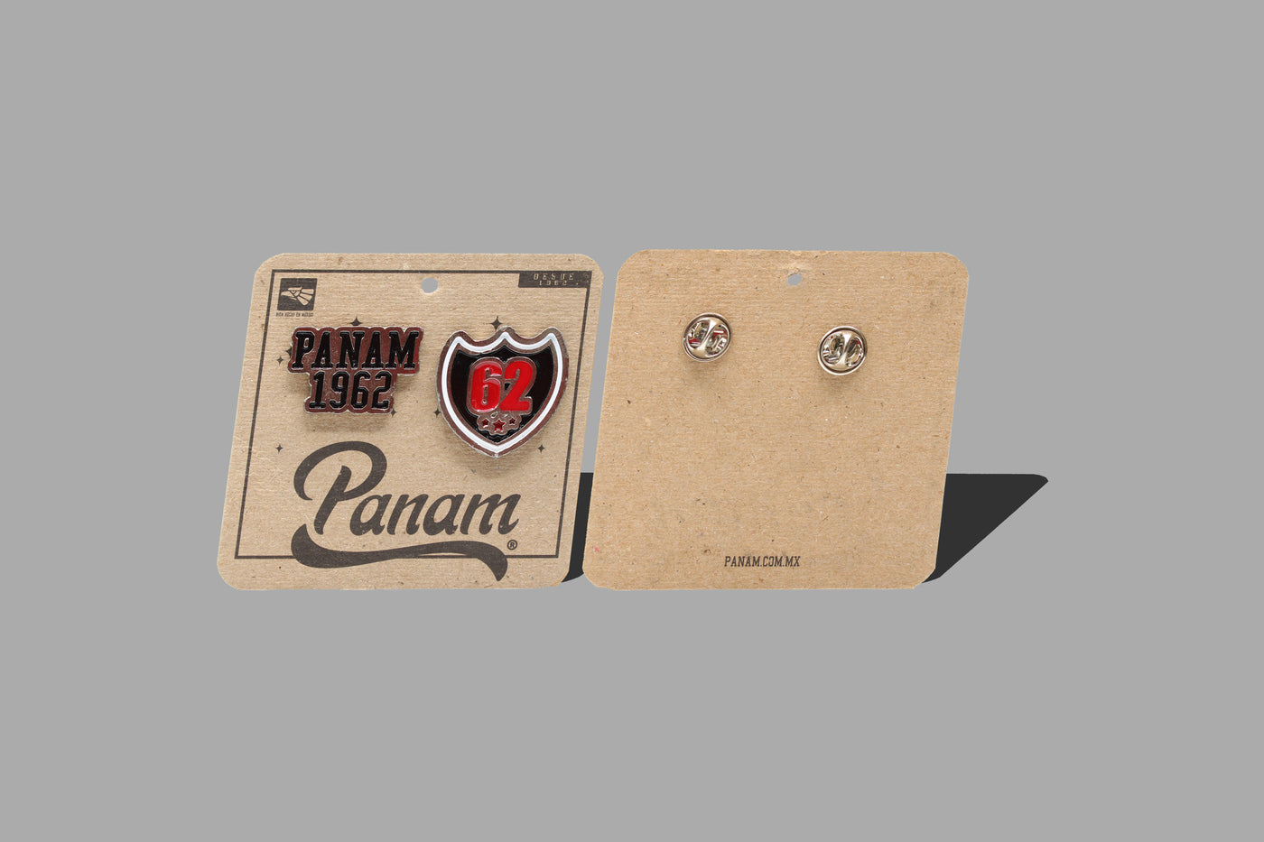 PANAM 2 Pack de Pines Panam 1962 y Escudo