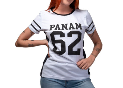 PANAM Playera Americano Blanco Mujer